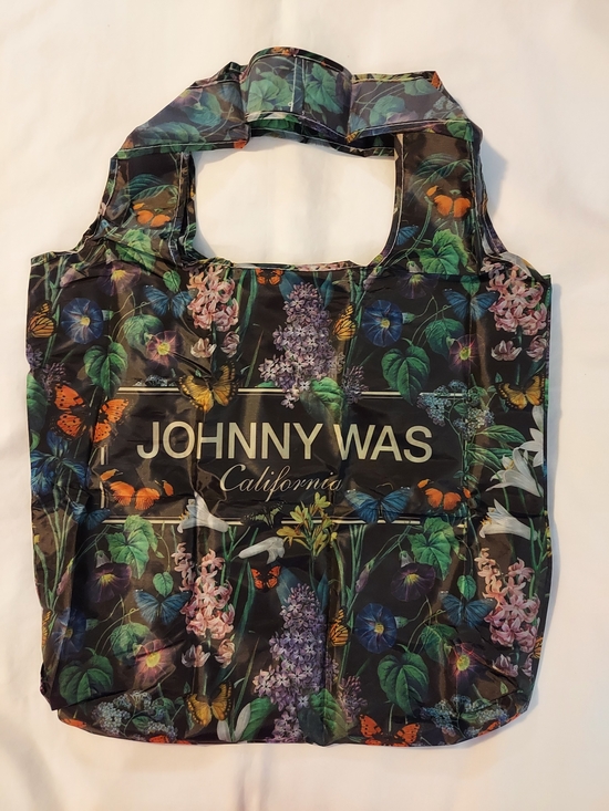 Johnny Was Handbags - Johnny Was California Reusable Foldable Nylon Tote Bag